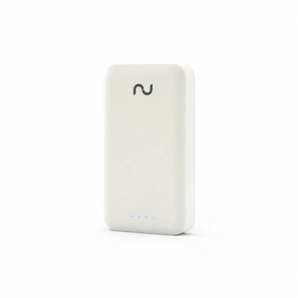 IPHONE GENERIC External Battery White Portable Phone Charger for Travel USB slot