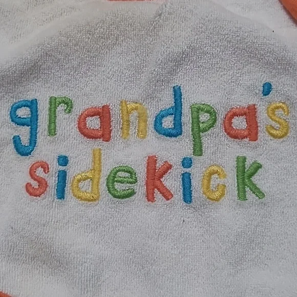 LITTLE BOY'S CARTER'S GRANDPA'S SIDEKICK BIB
