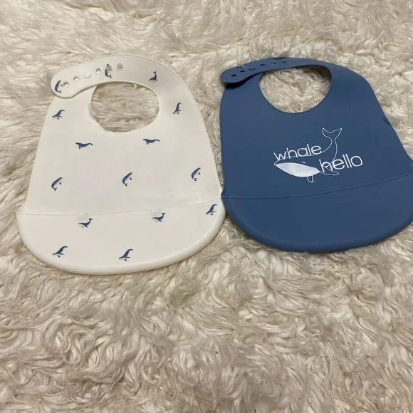 Rubber Bibs Set of Two
