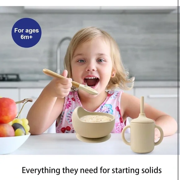 SILICONE FEEDING SET