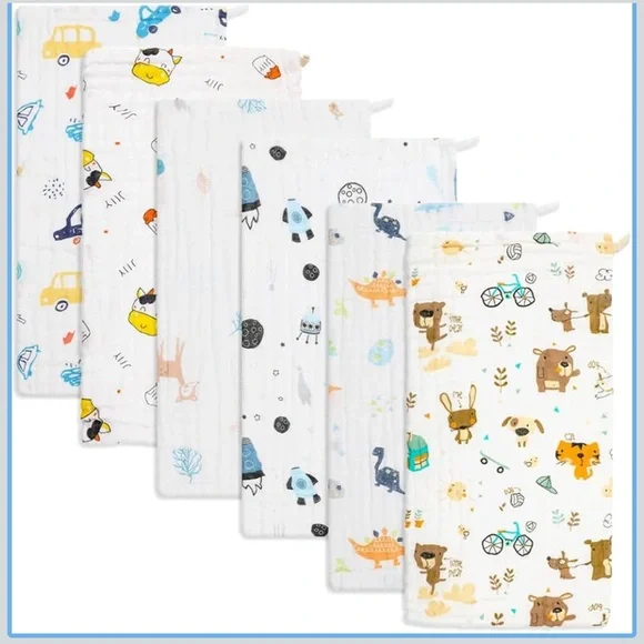 Muslin Burp Cloths Cotton Burping and bath Cloth