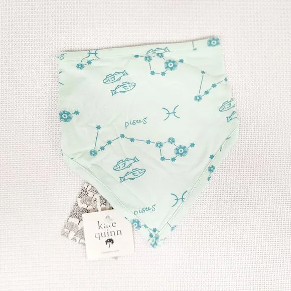 Kate Quinn Bandana Bib Pisces New Astrology Constellation Bamboo