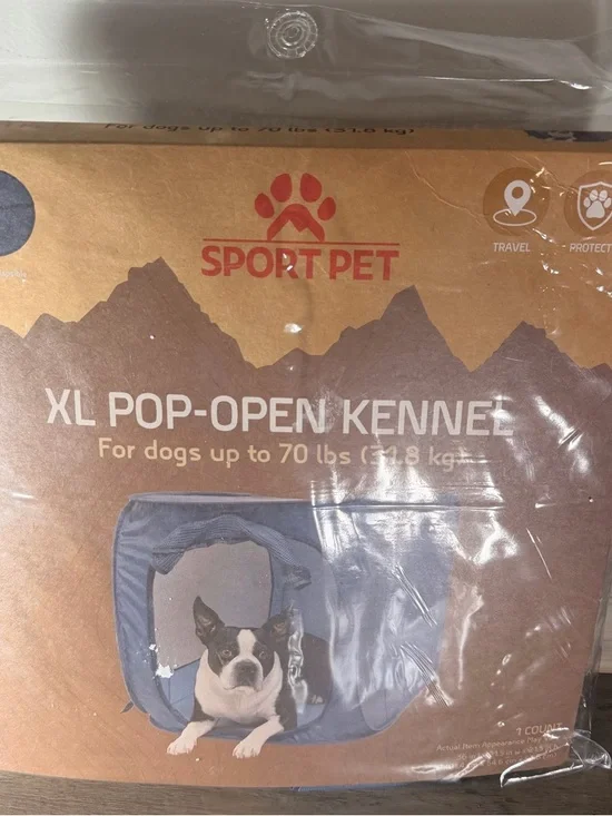 XL Pop-Open Kennel - Navy Blue