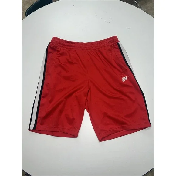 Nike Sportswear‎ Lifestyle Red Striped Shorts Size XL