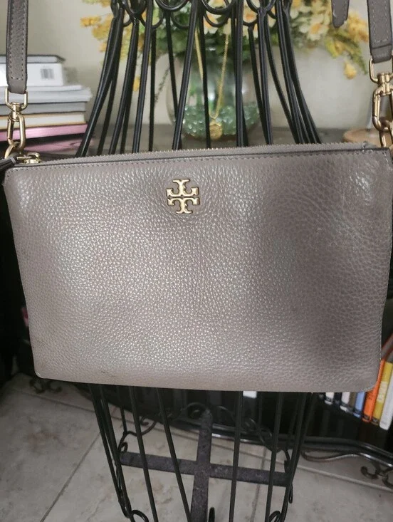 Tory Burch Mercer Pebbled Leather Crossbody Bag