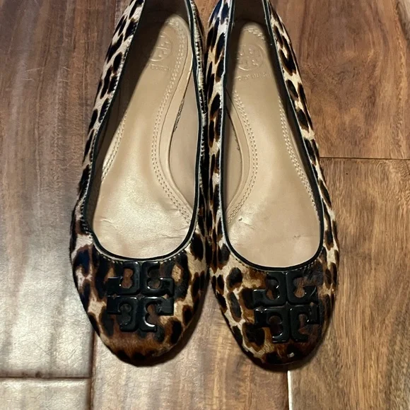 Tory Burch Leopard Print Ballet Flats (S2)‎
