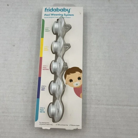 FridaBaby 5 Step Paci Weaning System Dentist Designed New In Package Bpa‎ Free