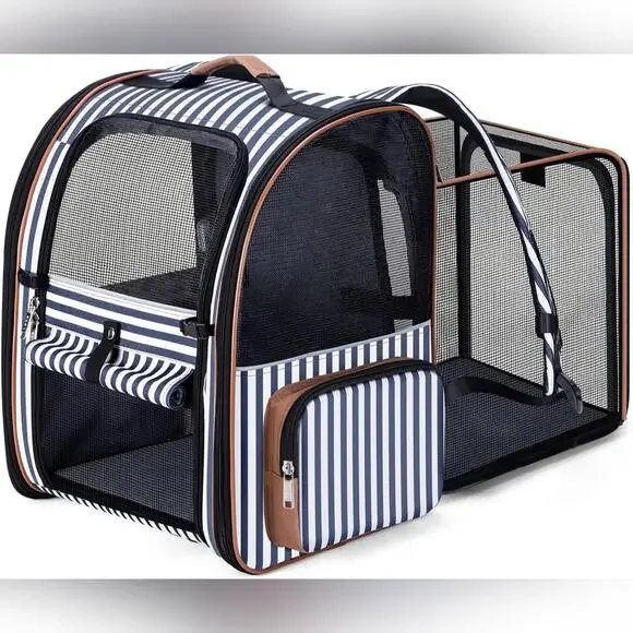 NWT Lekebobor XL Pet Expandable Carrier Backpack for up to 18lbs