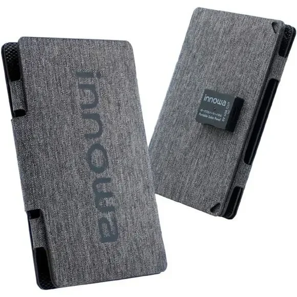 innowa Portable Solar Charger 12W (Gray) - Ultra Compact, USB-A Port, IPX67 Wate