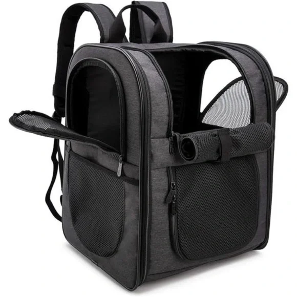 Pet Carrier Backpack for Large/Small Cats and Dogs, Puppies, Safety Features