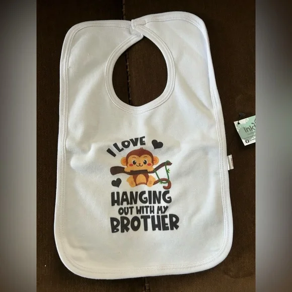 Bib. “Hanging with my Brother”. NWT.