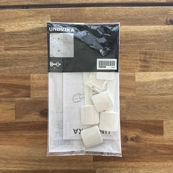 IKEA UNDVIKA Baby Child Safety Door Multi Latch White 503.490.69 (2-Pack) NEW