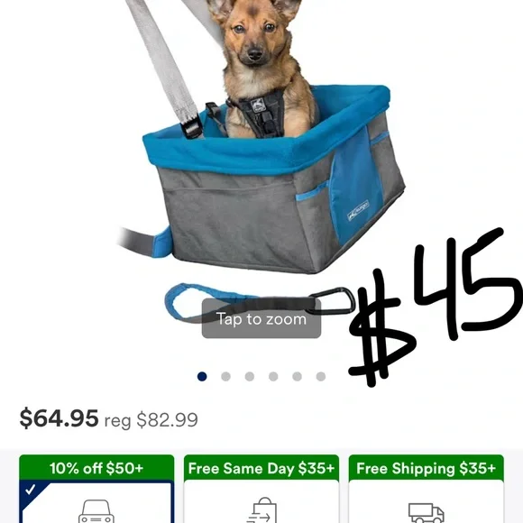 PetSafe Blue and Gray Travel Carrier
