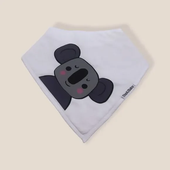 NWT Wool + Pepper Co. Baby Koala Baby Bandana Bib