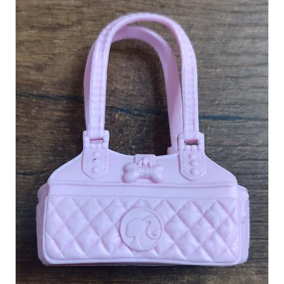 Pink Barbie Dog Carrier Doll Pet Shoulder Bag Purse Puppy Mattel Accessory Z4