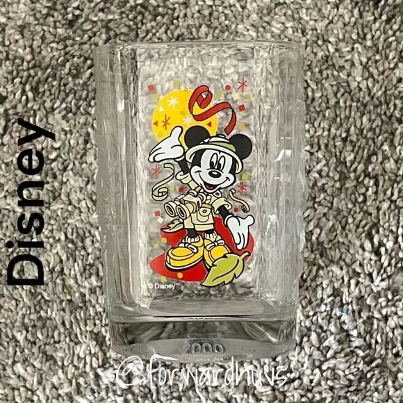 Disney Animal Kingdom McDonalds 2000 Square Celebration Glass