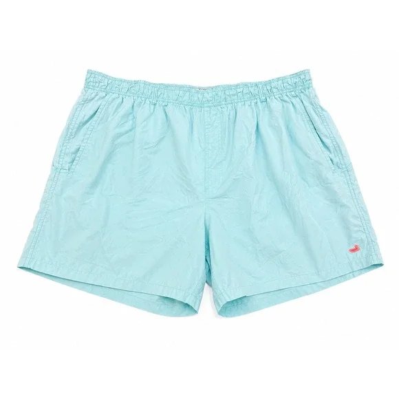 Southern Marsh Swim Trunks Men's 2XL Blue Elastic Waist Lined Shorts