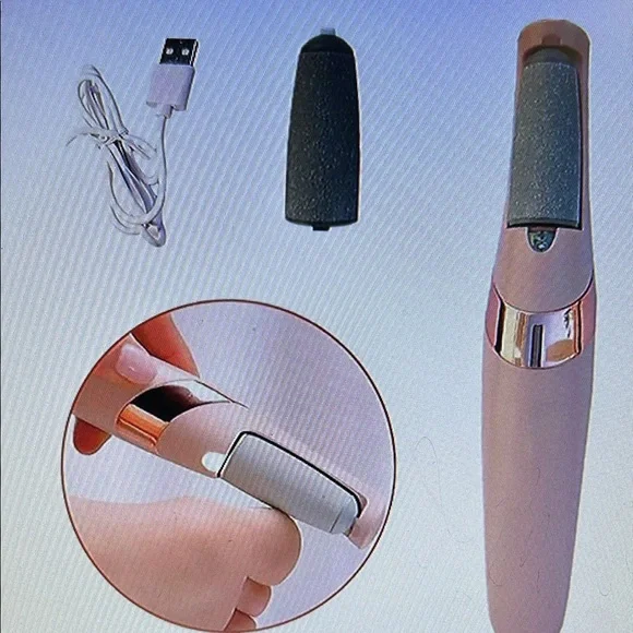Electric Nail File with USB Charging - Pink new