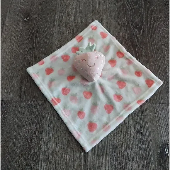 Lucky Moon Sweet Strawberry Security Blanket