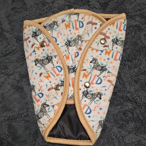 Zebra Wild Kids Car Seat / Seat Belt Pad