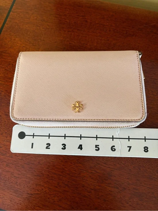 Tory Burch Robinson Continental Wallet Rose Gold