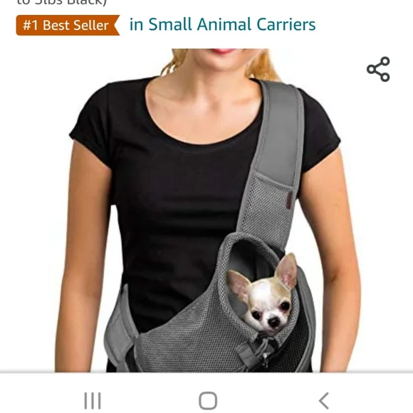 YUDODO sling pet carrier