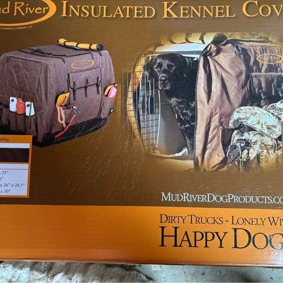Insulated Kennel Cover - Brown
