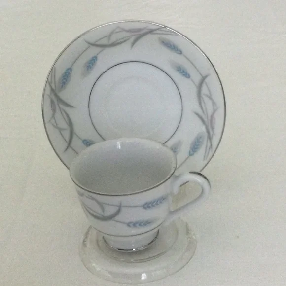 Royal Wheat Valmont China Demitasse Cup and Saucer made in Japan