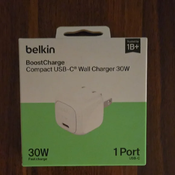 Belkin BoostCharge 30W USB-C Charger - White