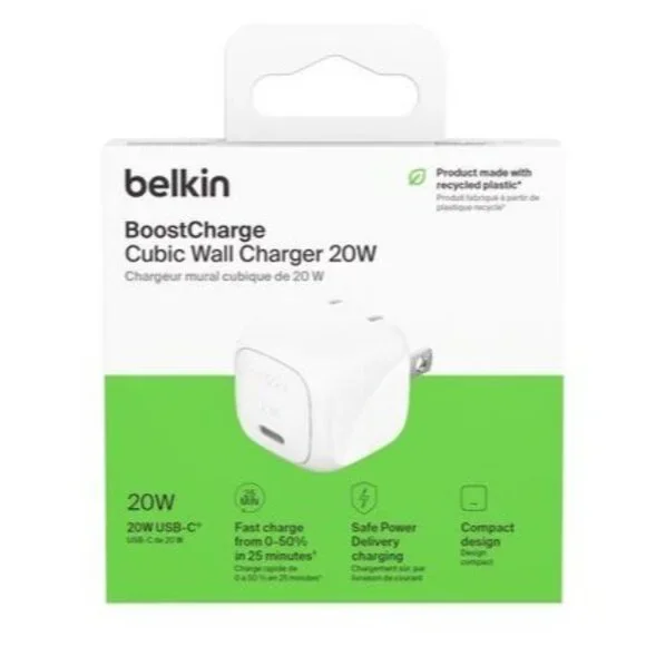 Belkin Compact USB-C Wall Charger 20W