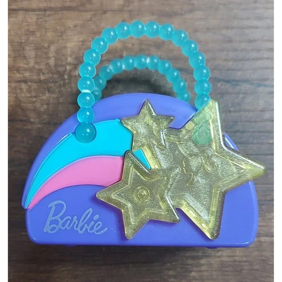 Barbie Pets Lot Mini Pets Carrier Golden Retriever Puppy Carrier Rainbow Star B5