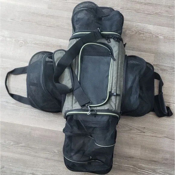 dog carrier Puppycare deluxe pet carrier with hand and shoulder straps