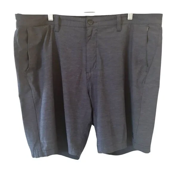 Billabong Mens Crossfire Submersible Stretch Gray Board Shorts 40 Beach Tropical