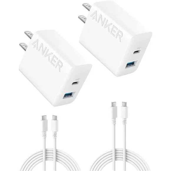 2 iPhone 16 Charger, 2-Pack 20W Fast USB C Charger Block, for iPhone 16/16