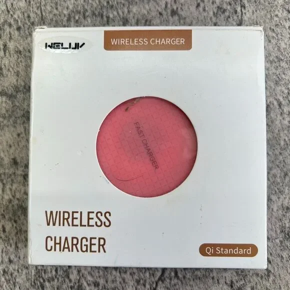 Wireless Fast Charger Charging Pad Dock for iPhone Samsung Android Cell Phone