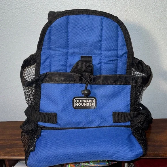 Outward Hound PoochPouch Front Dog Careier Blue Backpack Adventures