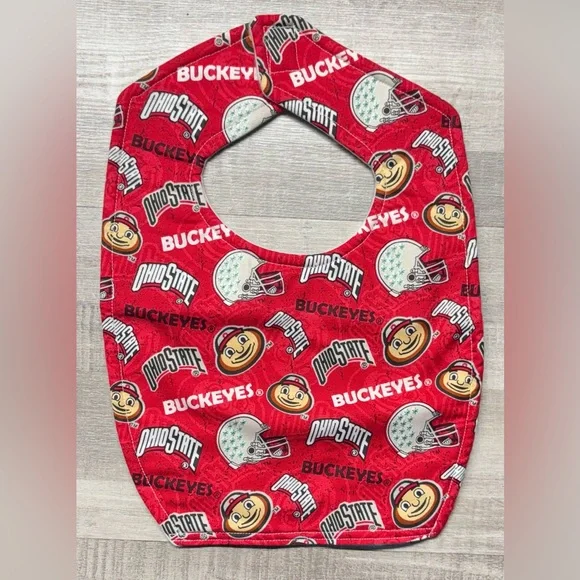 NCAA Ohio State Buckeyes Football Baby Bib (NEW)