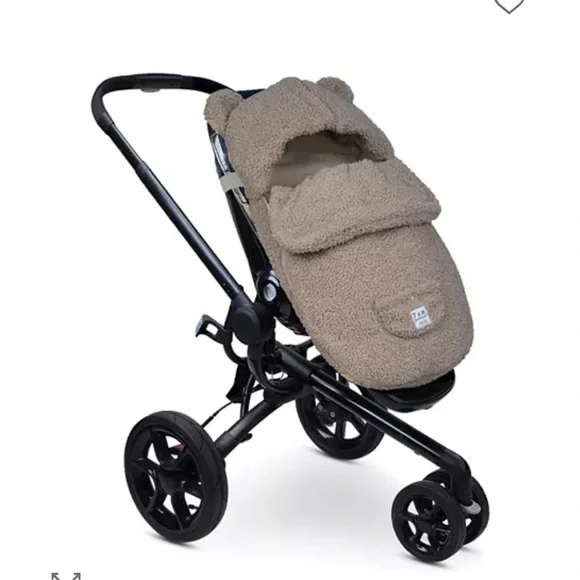 7AM Enfant BebePOD Teddy Infant Footmuff Color: Oatmeal Size: 0-9 months