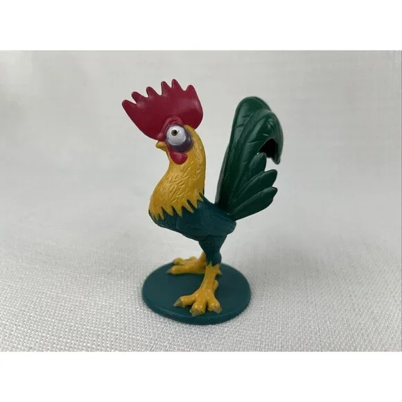 Disney Moana Hei Hei Rooster Chicken Plastic Figure Figurine Cake Topper‎ Toy