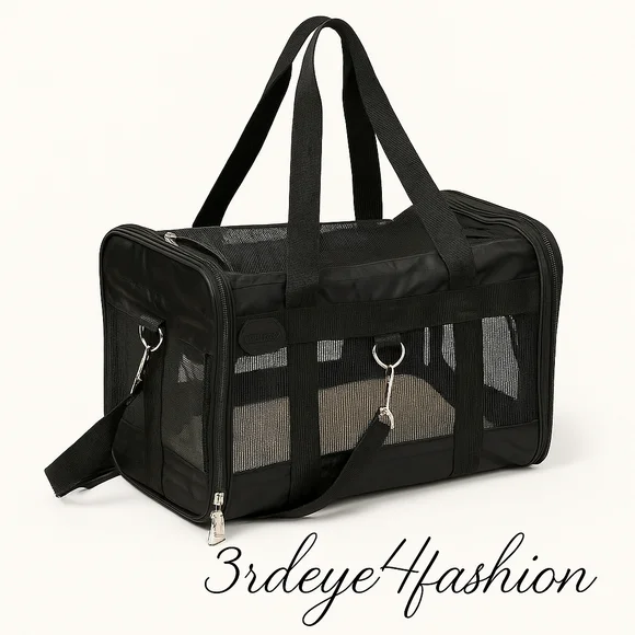 🐾✈️ Sherpa Original Deluxe Pet Carrier Large Black Jet-Set Ready & Pre-approved