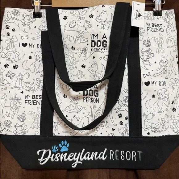 Disney Black and White Dog Carrier Tote