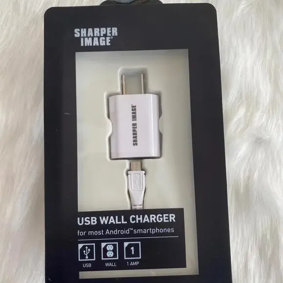 Sharper Image USB Wall Charger for Android Smartphones