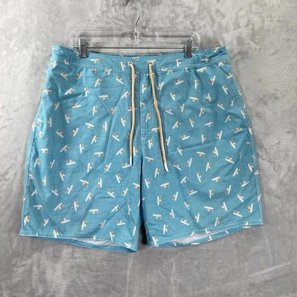 Johnnie-O Shorts men's XXL 38x8 Swim Trunks Mesh Lined Outdoor Beach Drawstring