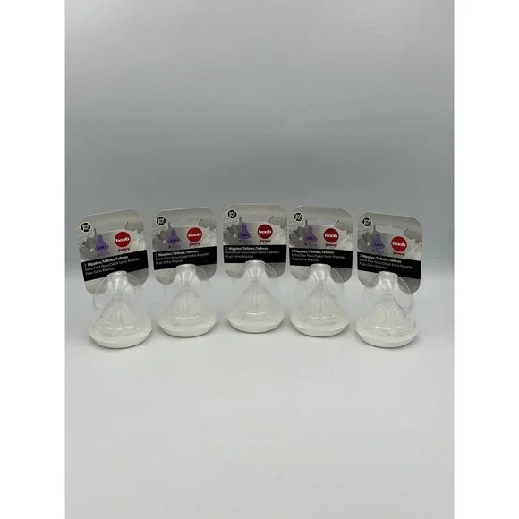 Joovy Boob Bottle Nipples Extra Fast Flow 6M+ Lot of 5 Packs BPA PVC Free