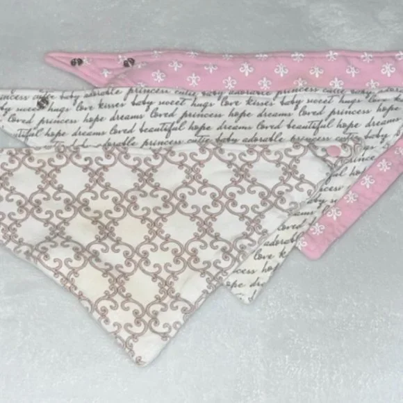 Hudson Baby 3 Pack Bandana Bibs OS NEW
