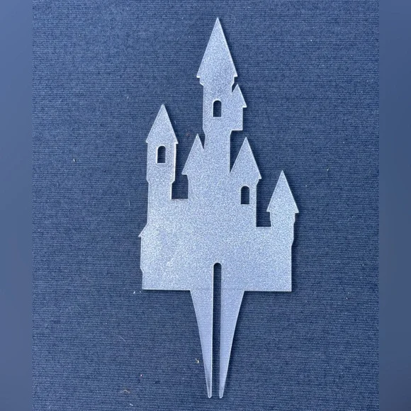 Cinderella's Castle Lucite Cake topper