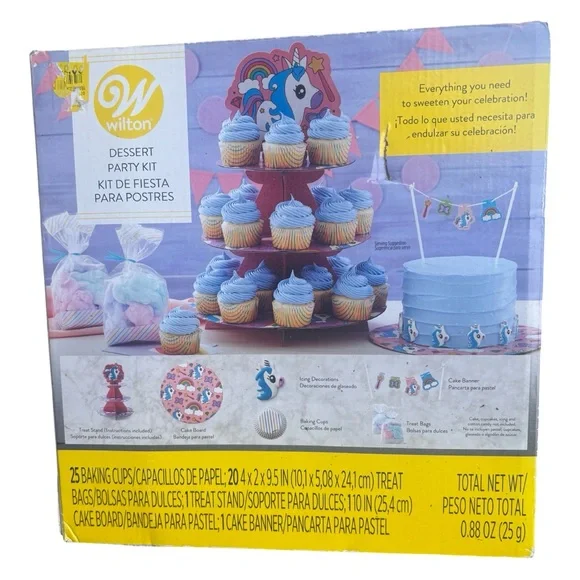 Wilton Unicorn Dessert Cupcake Party Kit