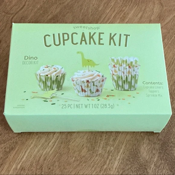 Dino Cupcake Kit - Green