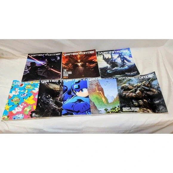 Game Informer Video Game Magazine Lot # 296, 297, 300, 315, 318, 319, 320, 322