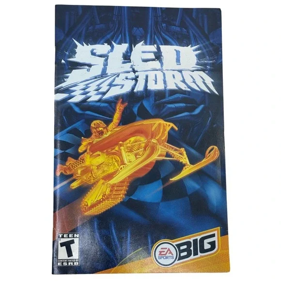 Sled Storm EA Sports BIG PlayStation 2‎ PS2 Video Game Manual Only